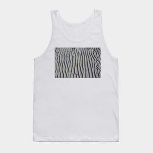 Beach with Footprints Tank Top